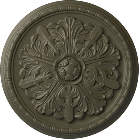 Ekena Millwork Washington Ceiling Medallion (Fits Canopies up to 2 7/8"), 17 1/8"OD x 1 1/2"P, Witch Hazel CM17WAWHF